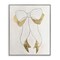 Stupell Industries Neutral Glam Ribbon Framed Giclee, design by Vanna Lam